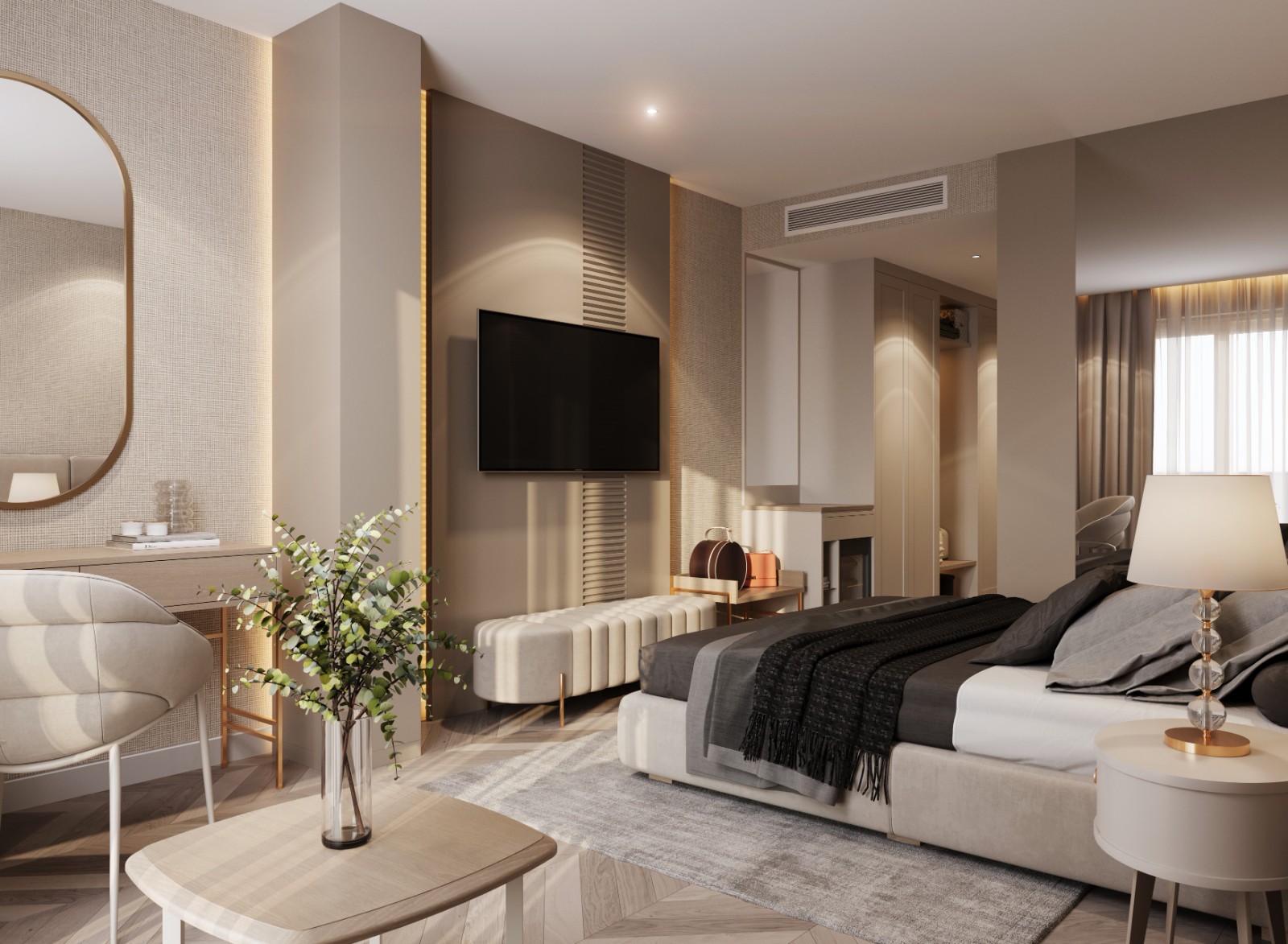 Twin standard (balkon + pogled na more + sofa)