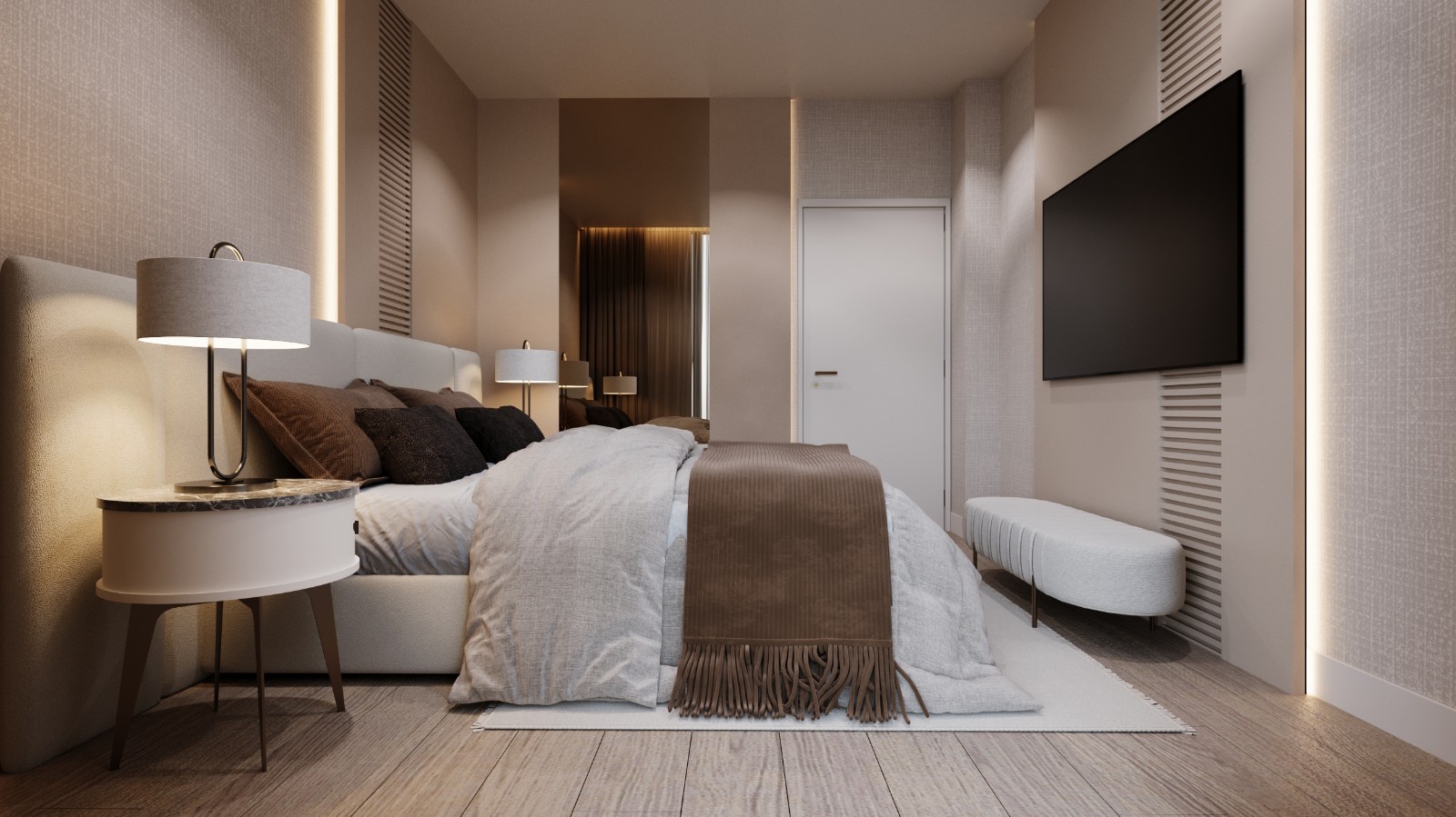 Jednosoban apartman (pogled na grad + balkon + sofa)